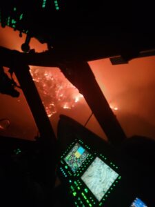 A view from the flight deck